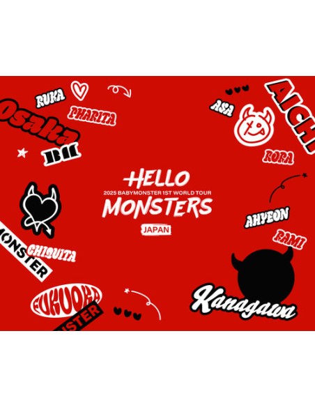 [Japanese Edition] BABYMONSTER 1ST WORLD TOUR [HELLO MONSTERS] IN JAPAN 2025.04.13 K-ARENA YOKOHAMA (Limited) Blu-ray