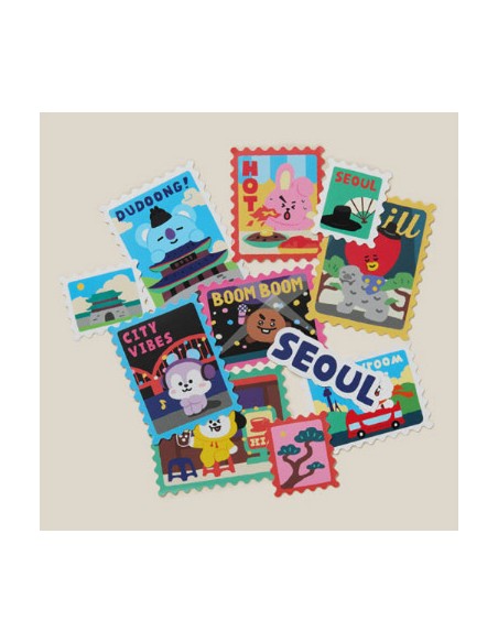 BT21 Seoul Edition Goods - Sticker Pack