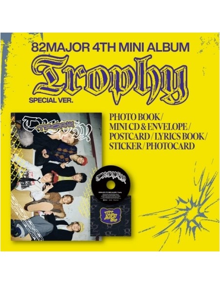 82MAJOR 4th Mini Album - Trophy (Special Ver.) CD