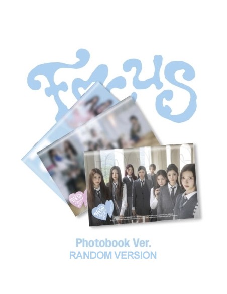[Photobook] Hearts2Hearts 1st Mini Album - FOCUS (Random Ver.) CD