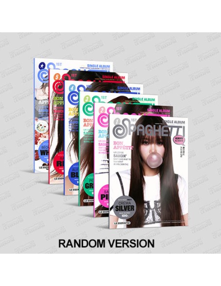 [COMPACT] LE SSERAFIM 1st Single Album - SPAGHETTI (Random Ver.) CD