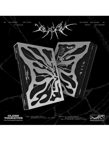 CLOSE YOUR EYES 3rd Mini Album - blackout...