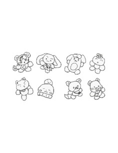 ATEEZ 8ROOM Goods - IRON-ON CUSTOM STICKER (M-CHARACTER)