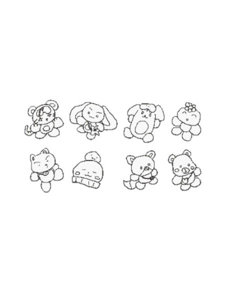 ATEEZ 8ROOM Goods - IRON-ON CUSTOM STICKER (M-CHARACTER)