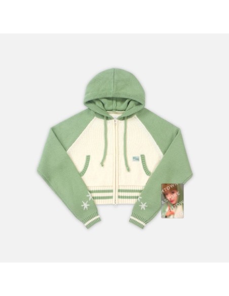 [Pre Order] NCT WISH INTO THE WISH Our WISH Goods - KNIT ZIP-UP HOODIE SET_CROP ver.