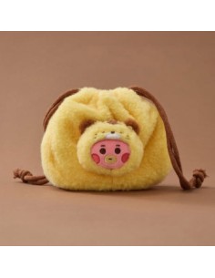 BT21 Baby More Fluppy Goods - Face Plush String Pouch