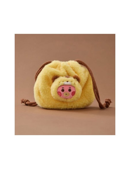 BT21 Baby More Fluppy Goods - Face Plush String Pouch