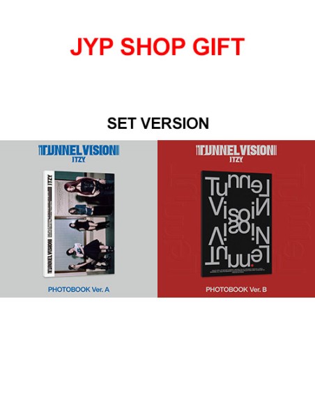 [JYP Shop Gift][Photobook][SET] ITZY Album - TUNNEL VISION (SET Ver.) 2CD