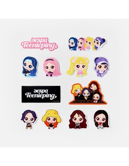 [Pre Order] aespa x Teenieping Goods - REMOVABLE STICKER SET