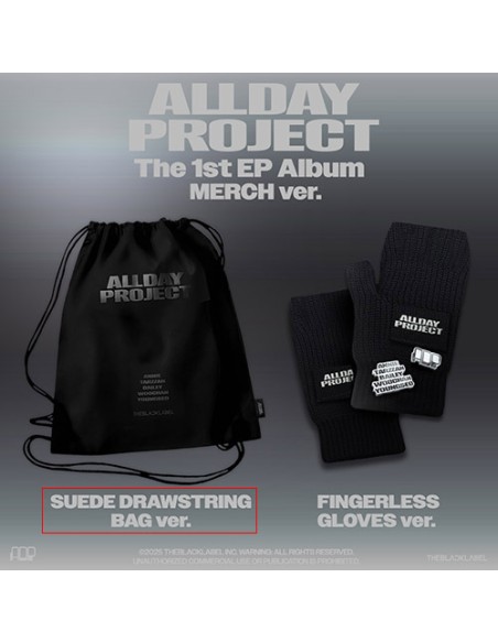 [MERCH] ALLDAY PROJECT 1st EP Album - ALLDAY PROJECT (DRAWSTRING BAG Ver.)