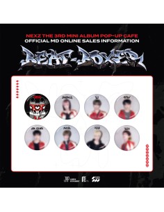 [Pre Order] NEXZ BEAT BOXER Goods - LENTICULAR CAN BADGE SET