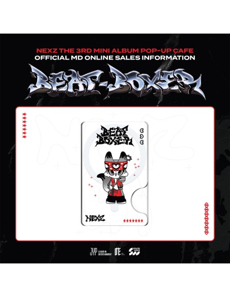 [Pre Order] NEXZ BEAT BOXER Goods - FOX2Y MAGNETIC CARD HOLDER