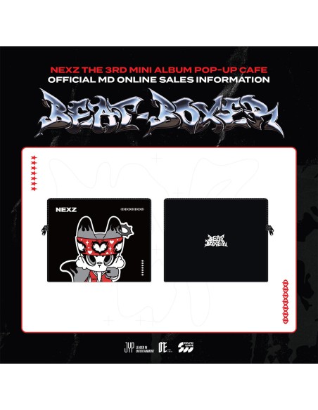 [Pre Order] NEXZ BEAT BOXER Goods - FOX2Y LAPTOP POUCH