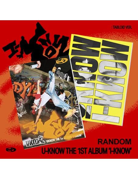 [Tabloid] U-KNOW 1st Album - I-KNOW (Random Ver.) CD