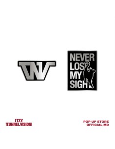 [Pre Order] ITZY TUNNEL VISION Goods - METAL BADGE SET