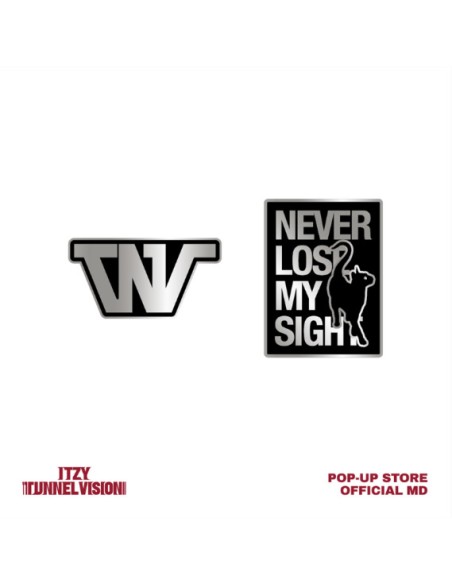 [Pre Order] ITZY TUNNEL VISION Goods - METAL BADGE SET
