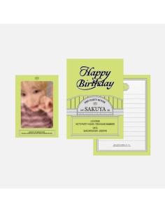 [Pre Order] NCT WISH 2025 SAKUYA ARTIST BIRTHDAY PARTY CARD
