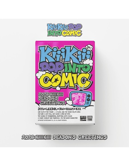 KiiiKiii 2026 SEASON'S GREETINGS : KiiiKiii POP INTO COMIC