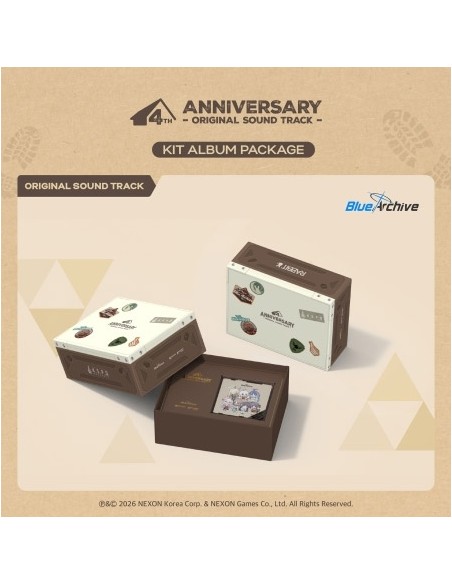 [KIT] Blue Archive 4th Anniversary OST KIT Album Package + Poster