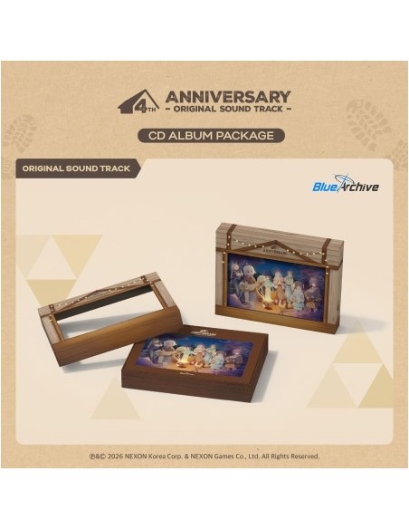 Blue Archive 4th Anniversary OST CD Album Package + Poster