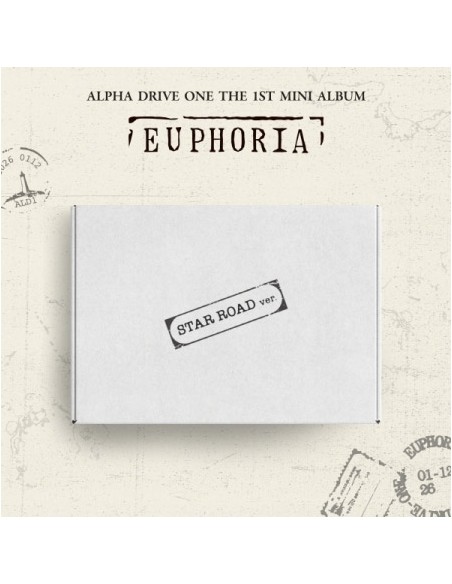 ALPHA DRIVE ONE 1st Mini Album - EUPHORIA (STAR ROAD Ver.) CD