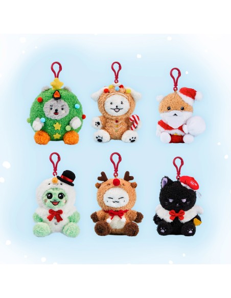 MONSTA X MONMUNGCHI X WINTER EDITION Goods - Winter Costume Plush Keyring