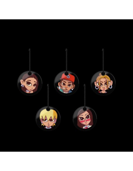 ALLDAY PROJECT 1st EP OFFICIAL MERCH Goods - CARTOON SPONGE KEYRING