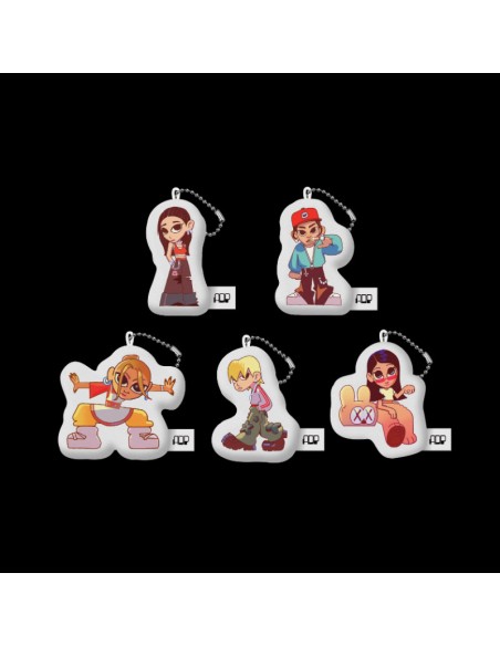 ALLDAY PROJECT 1st EP OFFICIAL MERCH Goods - CARTOON CUSHION KEYRING