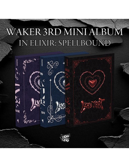 [SET] WAKER 3rd Mini Album - In Elixir: Spellbound (SET Ver.) CD
