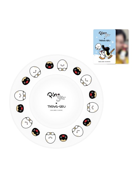 [Pre Order] TAEYEON PINGU X TAENG-GEU Goods - GLASS PLATE