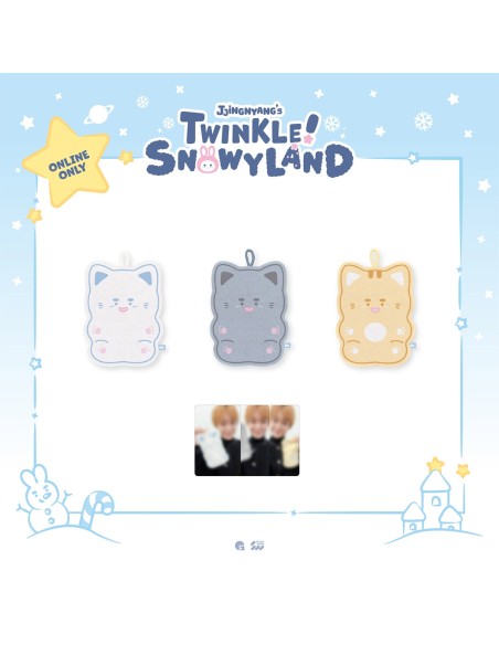 [Pre Order] ONEW JJINGNYANGS TWINKLE SNOWYLAND Goods - HAND TOWEL TRIO