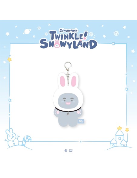 ONEW JJINGNYANGS TWINKLE SNOWYLAND Goods - JJING-MEOK KEYRING