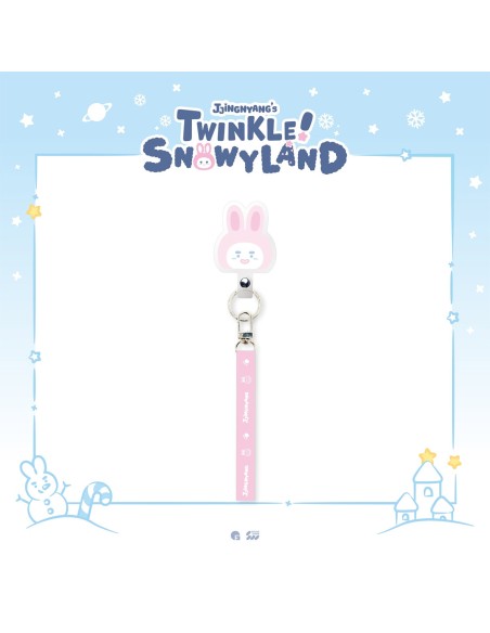 [Pre Order] ONEW JJINGNYANGS TWINKLE SNOWYLAND Goods - PHONE CROSSBODY STRAP [PINK]