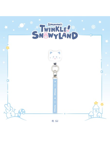 ONEW JJINGNYANGS TWINKLE SNOWYLAND Goods - PHONE CROSSBODY STRAP [BLUE]