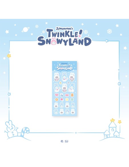 [Pre Order] ONEW JJINGNYANGS TWINKLE SNOWYLAND Goods - PUFFY STICKER