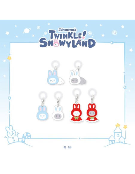 [Pre Order] ONEW JJINGNYANGS TWINKLE SNOWYLAND Goods - MARKING MASCOT CHARM