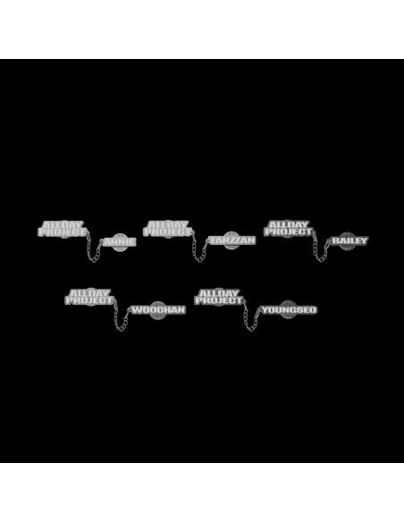 [Pre Order] ALLDAY PROJECT 1st EP Album 'ALLDAY PROJECT' Goods - METAL CHAIN BADGE