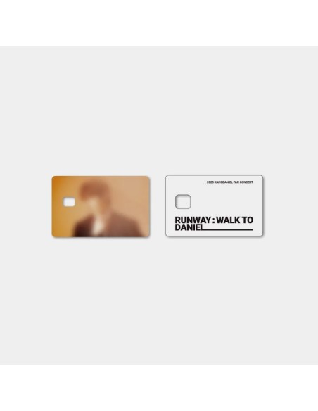 Kang Daniel RUNWAY : WALK TO DANIEL Goods - CARD COVER STICKER