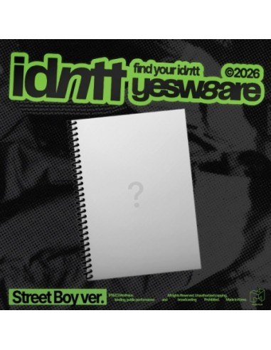 idntt Mini Album - yesweare (Street Boy Ver.) CD