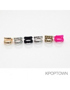 [NO12] Two Lines Teeth Ring