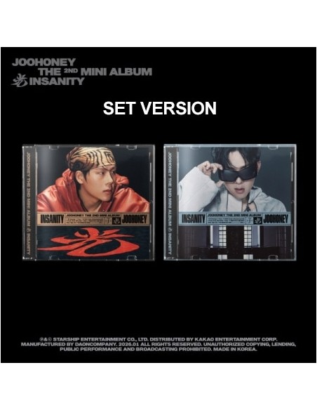 [JEWEL][SET] JOOHONEY 2nd Mini Album - 光 (INSANITY) (SET Ver.) 2CD