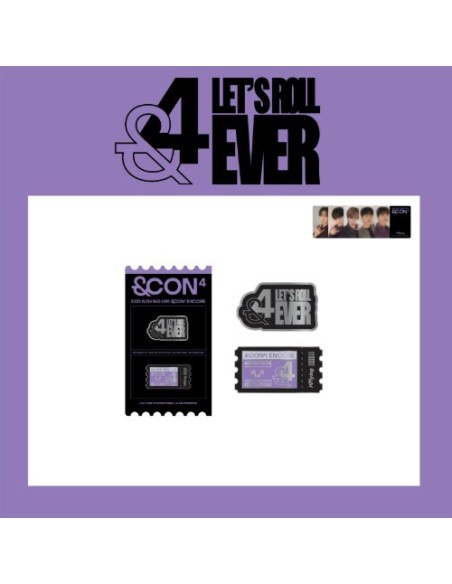[Pre Order] N.Flying &CON4 ENCORE : Let’s Roll &4EVER Goods - METAL BADGE SET