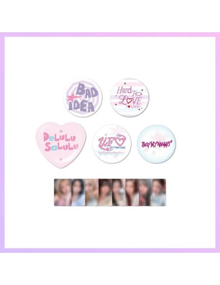 [Pre Order] SAY MY NAME &Our Vibe Goods - PIN BUTTON SET