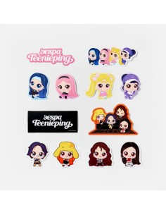 aespa x Teenieping Goods - REMOVABLE STICKER SET