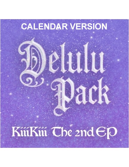 KIIIKIII 2nd EP Album - DELULU PACK (CALENDAR Ver.) CD