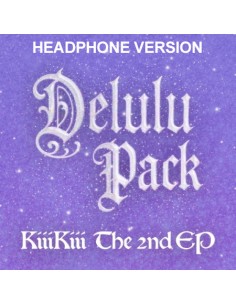 KIIIKIII 2nd EP Album - DELULU PACK (HEADPHONE Ver.) CD