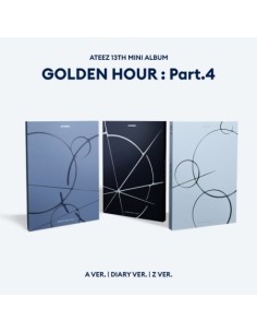 [SET] ATEEZ 13th Mini Album - GOLDEN HOUR : Part.4 (SET...