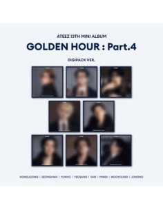 [DIGIPACK] ATEEZ 13th Mini Album - GOLDEN HOUR : Part.4...