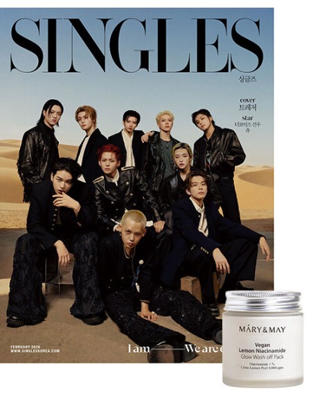 Magazine SINGLES 2026-02 Type.A TREASURE with Pre Order Benefit