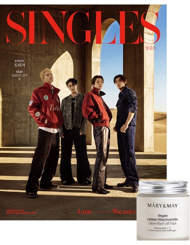 Magazine SINGLES 2026-02 Type.B TREASURE with...